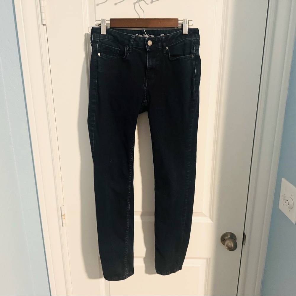 Calvin Klein Jeans Women's Dark Blue Ultimate Skinny Jeans 6 x 30